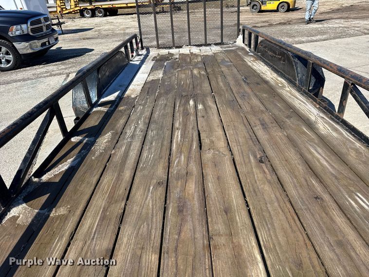 image for item DH9882 2016 Doolittle utility trailer