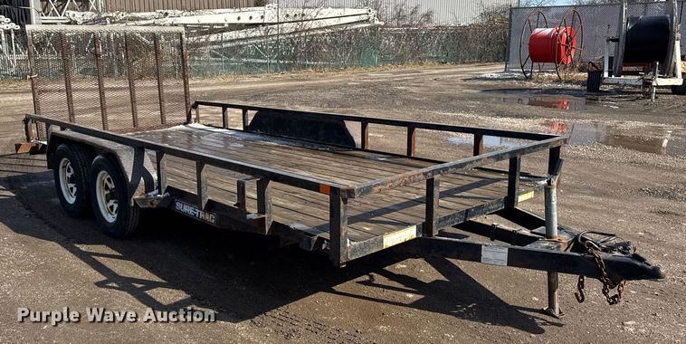 image for item DH9887 2017 Sure Trac utility trailer