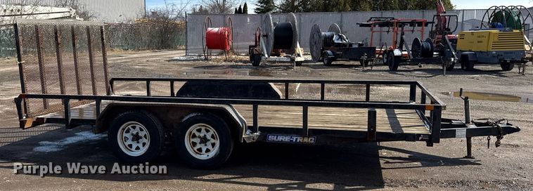 image for item DH9887 2017 Sure Trac utility trailer