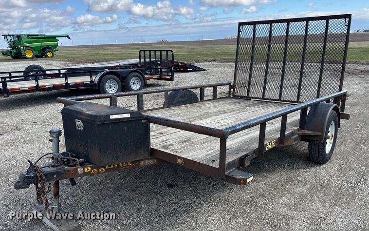image for item DH9892 2016 Doolittle 8412 utility trailer