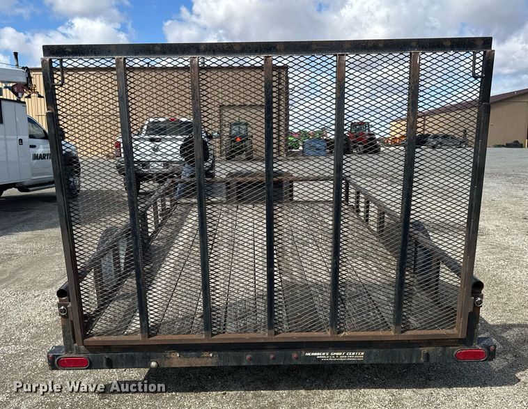 image for item DH9892 2016 Doolittle 8412 utility trailer