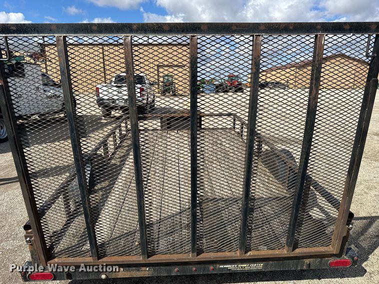 image for item DH9892 2016 Doolittle 8412 utility trailer