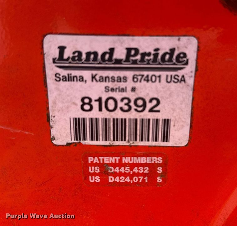 image for item DM5625 Land Pride FDR1660 finish mower