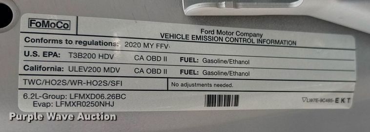 image for item DM5627 2020 Ford F250 Super Duty SuperCab pickup truck