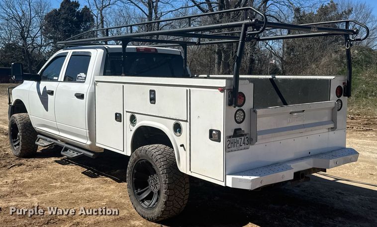 image for item DO0429 2015 Dodge Ram 2500 Crew Cab utility bed pickup truck