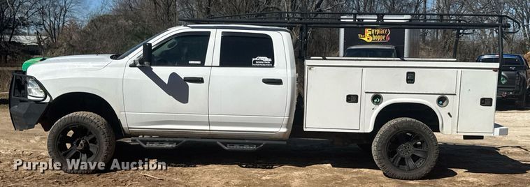 image for item DO0429 2015 Dodge Ram 2500 Crew Cab utility bed pickup truck