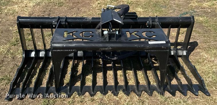 image for item DO0688 KC QT-SG-S76-V3 skid steer rock grapple bucket