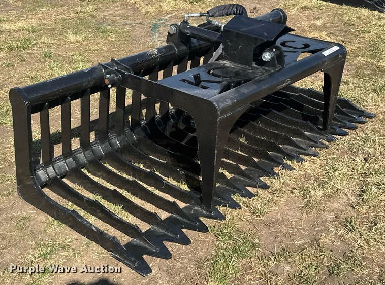 image for item DO0688 KC QT-SG-S76-V3 skid steer rock grapple bucket