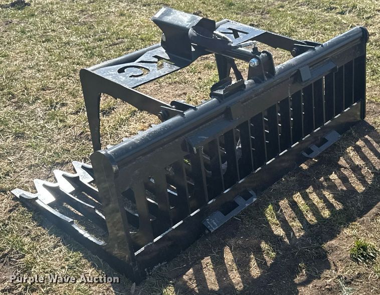 image for item DO0688 KC QT-SG-S76-V3 skid steer rock grapple bucket