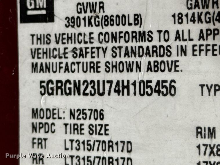 image for item DO0699 2004 Hummer H2 SUV