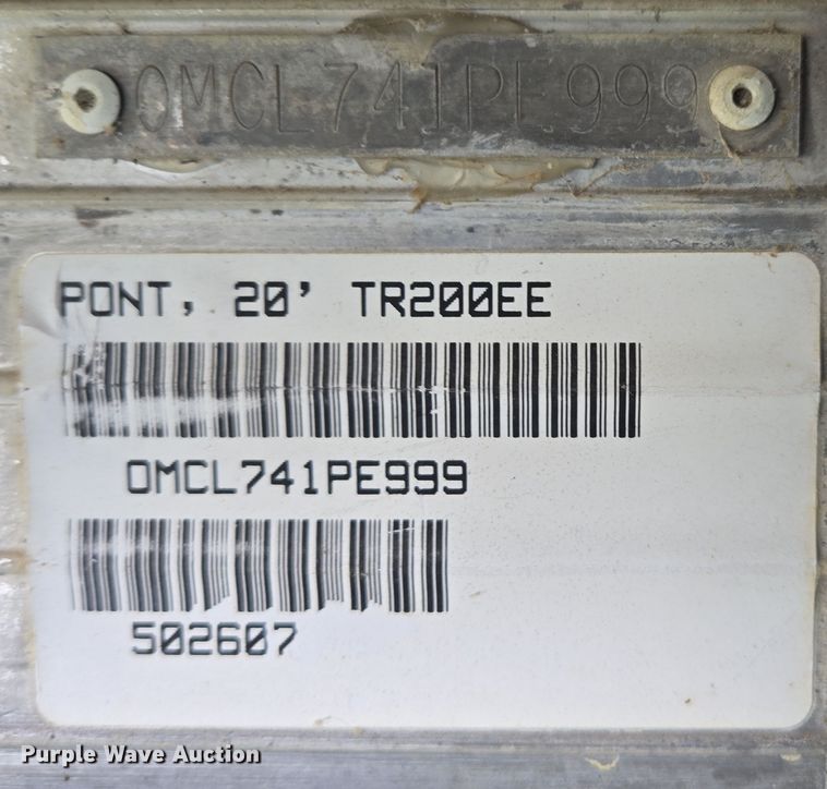 image for item DP6221 1999 Lowe Suncruiser Trinidad 200 pontoon boat