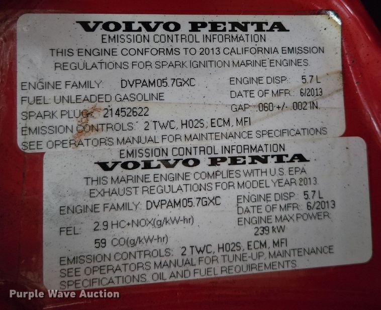 image for item DP6229 2014 Regal 2300 Fastrac boat