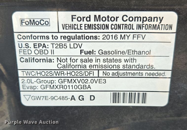 image for item DP6230 2016 Ford Focus SE 