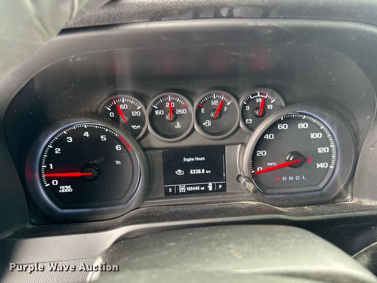 image for item DT0538 2021 Chevrolet Silverado 3500HD utility bed pickup truck