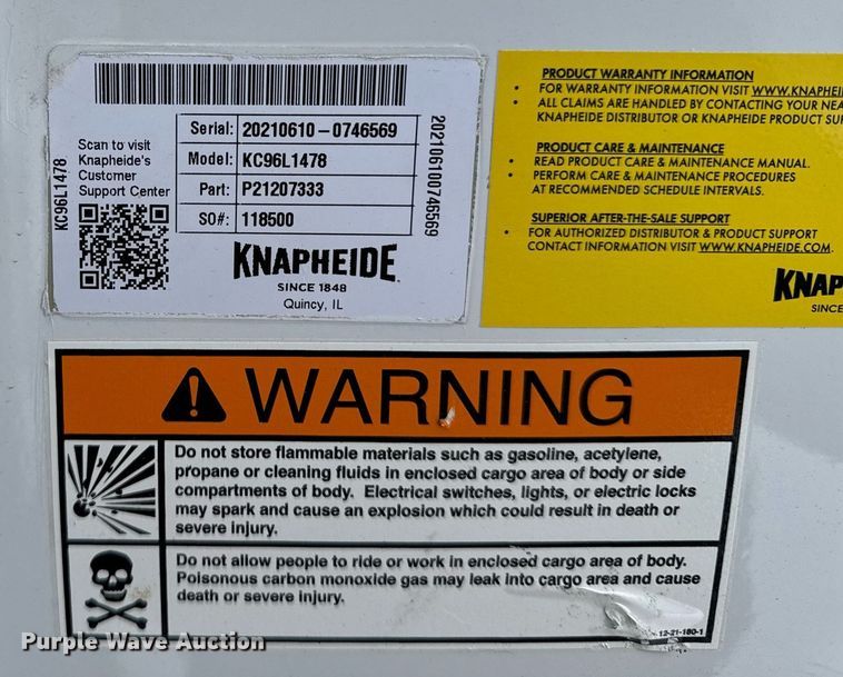 image for item DT0538 2021 Chevrolet Silverado 3500HD utility bed pickup truck