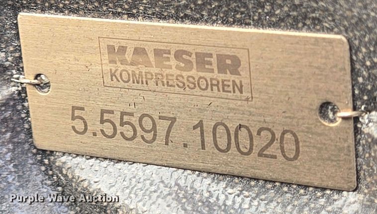 image for item DT4752 2014 Kaeser M17 air compressor