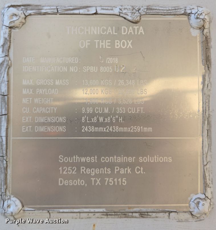 image for item DT4757 (7) Frac Cube tanks