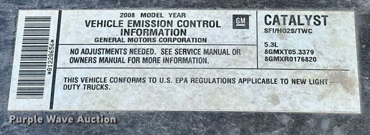 image for item DT6529 2008 GMC Sierra 1500 Crew Cab pickup truck