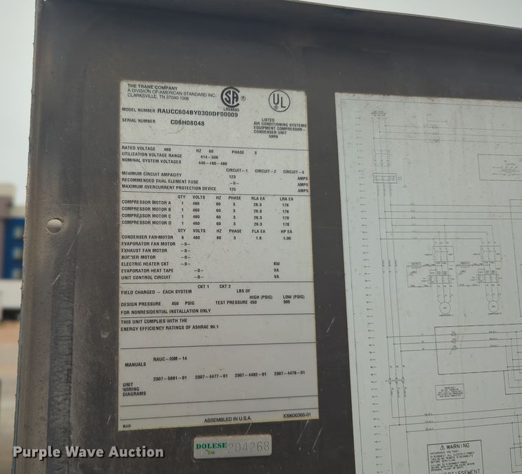 image for item DT6575 American Geo chiller unit