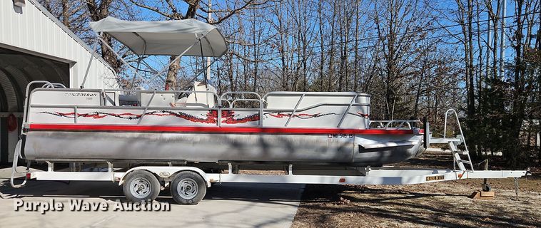 image for item DT7631 1997 Playcraft Powertoon 2600 pontoon boat