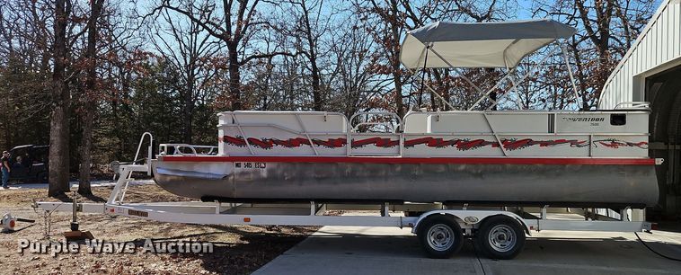 image for item DT7631 1997 Playcraft Powertoon 2600 pontoon boat