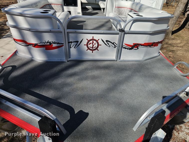 image for item DT7631 1997 Playcraft Powertoon 2600 pontoon boat