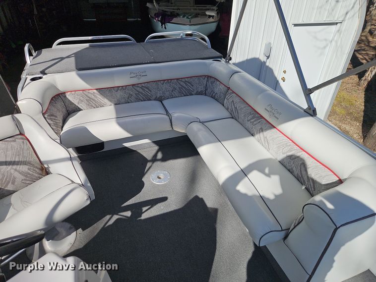 image for item DT7631 1997 Playcraft Powertoon 2600 pontoon boat