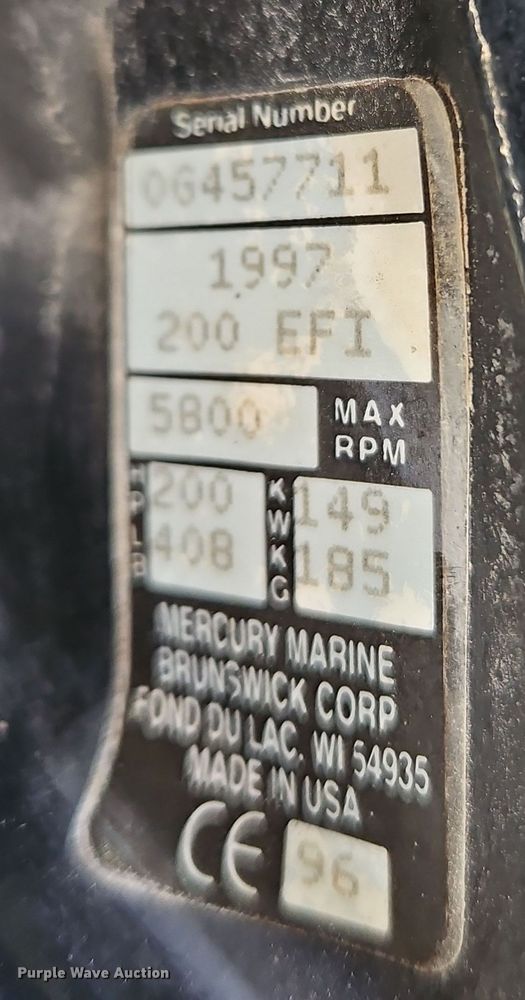 image for item DT7631 1997 Playcraft Powertoon 2600 pontoon boat