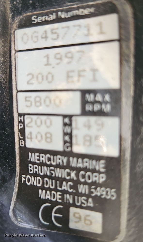 image for item DT7631 1997 Playcraft Powertoon 2600 pontoon boat