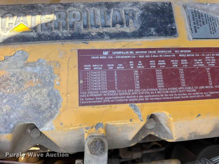 image for item DU3376 1991 GMC TopKick flatbed truck