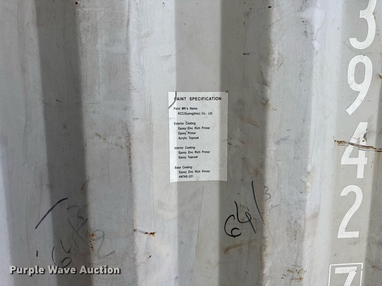 image for item DU3423 2007 CIVET shipping container