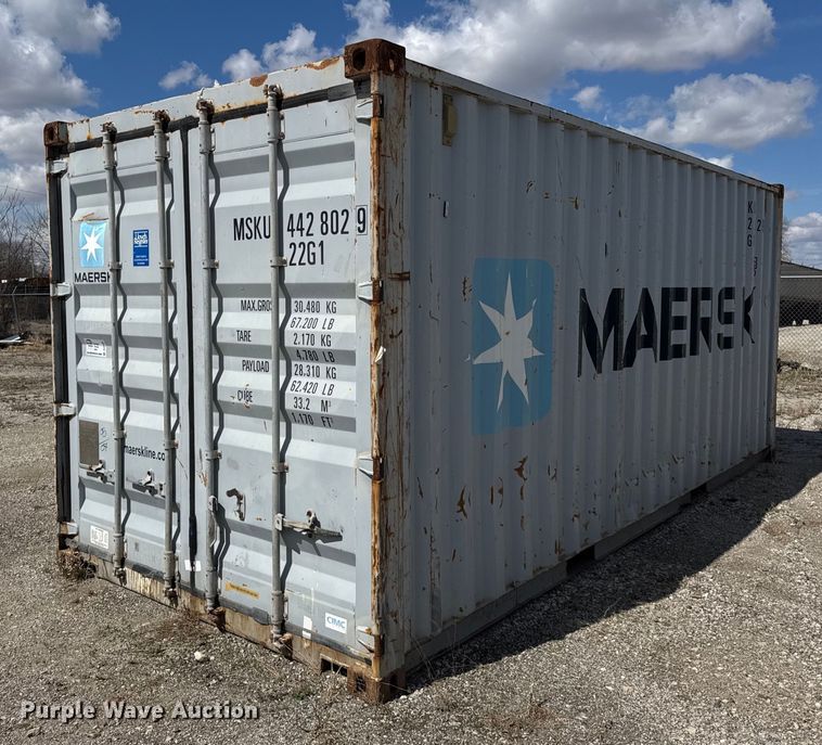 image for item DU3424 2007 CIMC shipping container