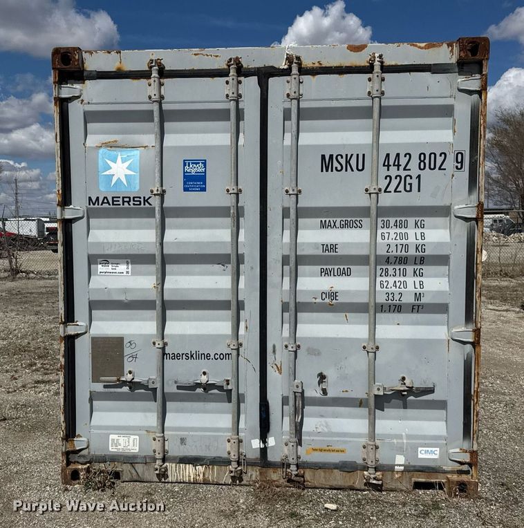 image for item DU3424 2007 CIMC shipping container