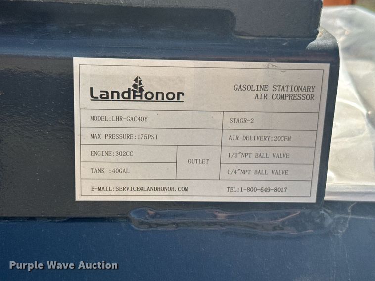 image for item DU9715 LandHonor LHR-GAC40Y air compressor