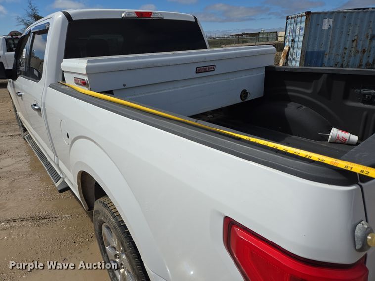 image for item DV1283 2018 Ford F150 XLT SuperCrew pickup truck