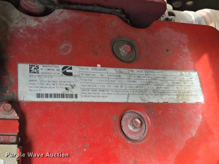 image for item DV1364 2008 Ford F650 Super Duty truck cab and chassis