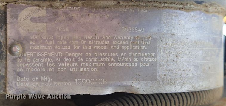 image for item DV1365 1999 Freightliner FL70 spreader truck