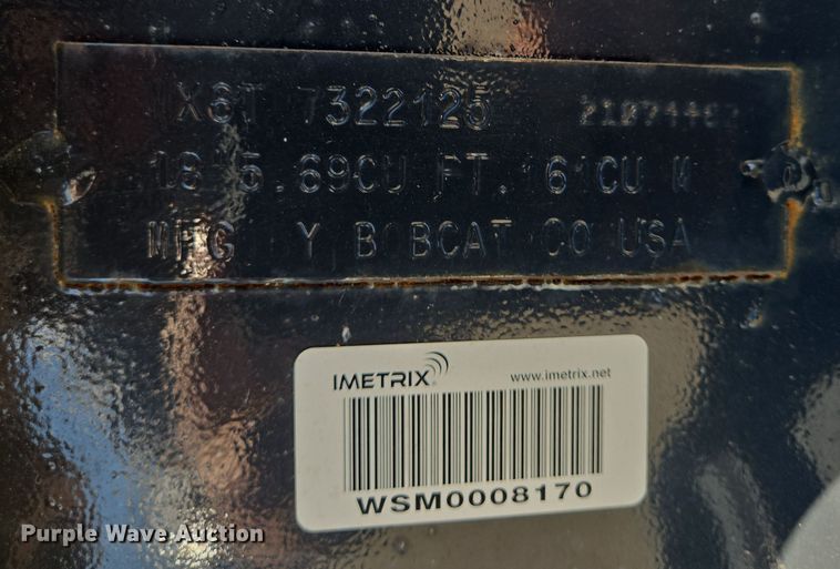 image for item DV1377 Bobcat excavator bucket