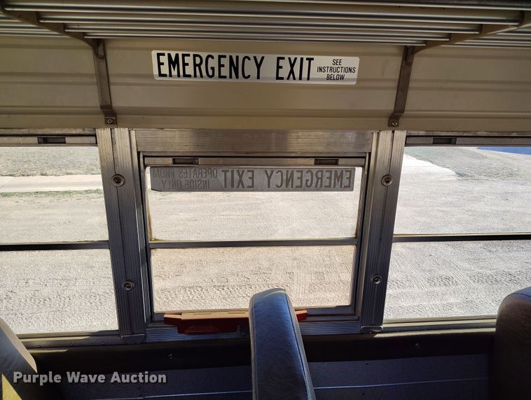 image for item DV6728 1998 Bluebird school bus