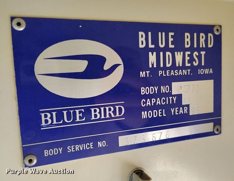 image for item DV6728 1998 Bluebird school bus