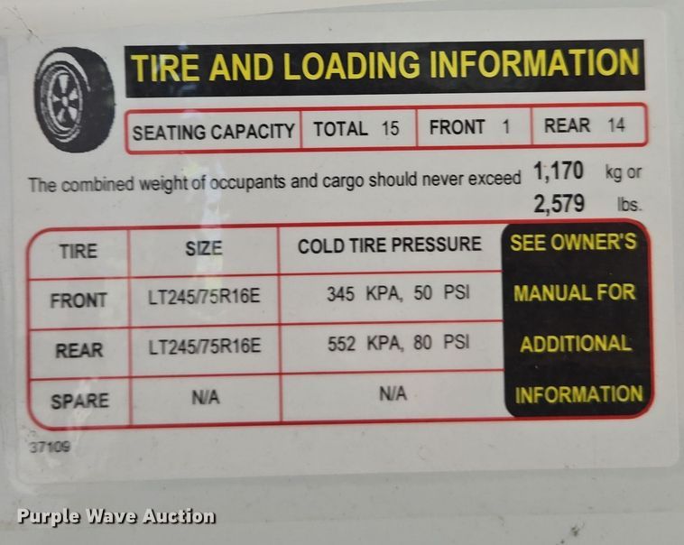 image for item DW1887 2007 Chevrolet 1500 school bus