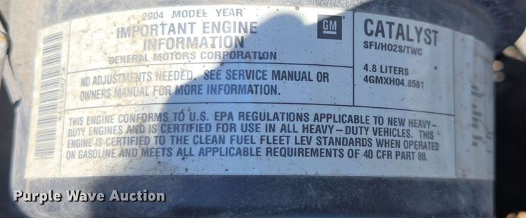 image for item DW1891 2004 Chevrolet 1500 school bus