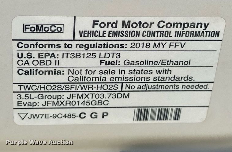 image for item DW5097 2018 Ford Explorer SUV