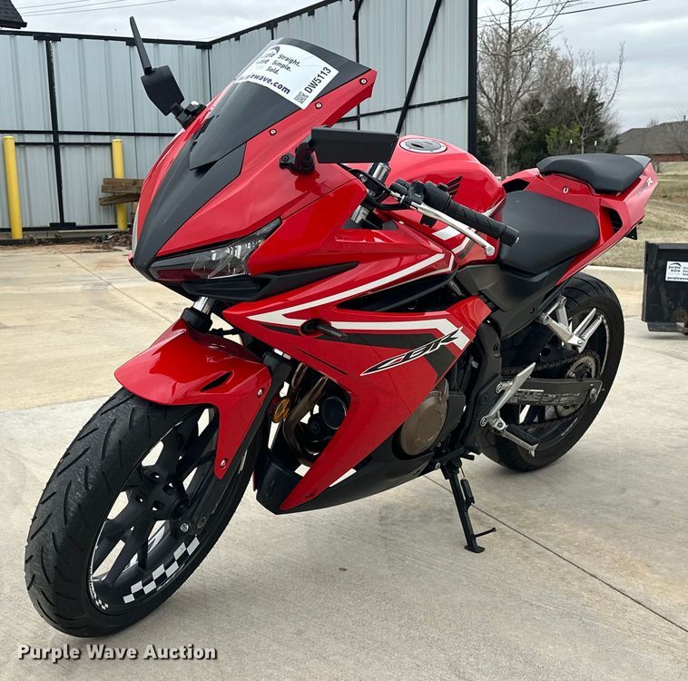 image for item DW5113 2016 Honda CBR 500R motorcycle