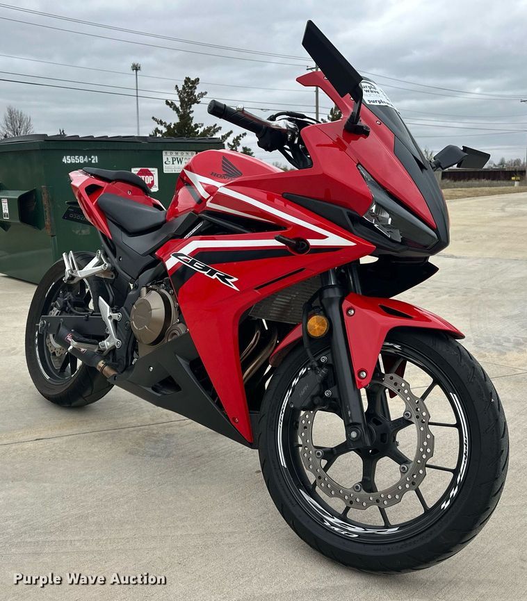 image for item DW5113 2016 Honda CBR 500R motorcycle