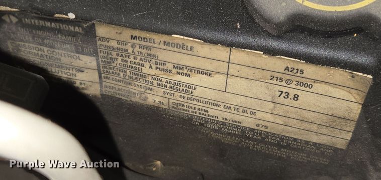 image for item DW8517 1995 Ford F450 Super Duty utility / service truck