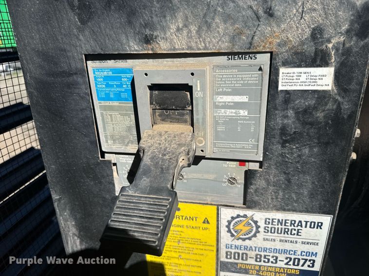 image for item EC3508 2003 Generac Power Systems Douele generator