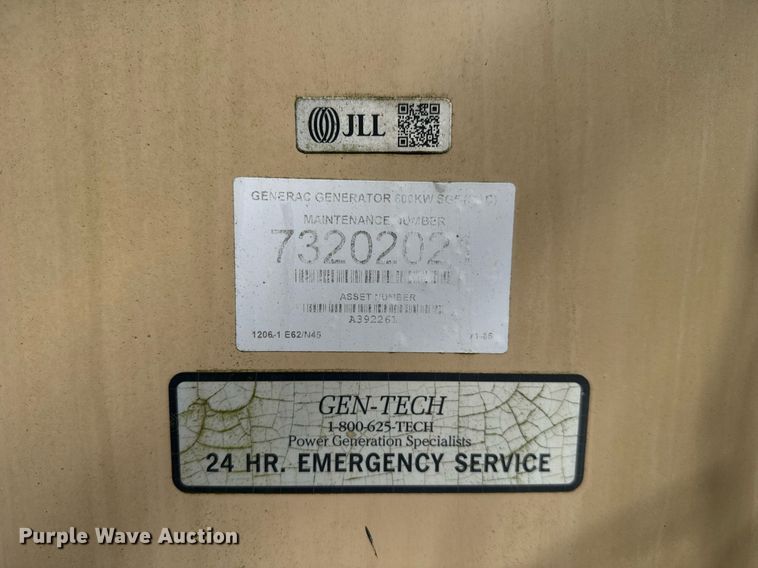 image for item EC3508 2003 Generac Power Systems Douele generator