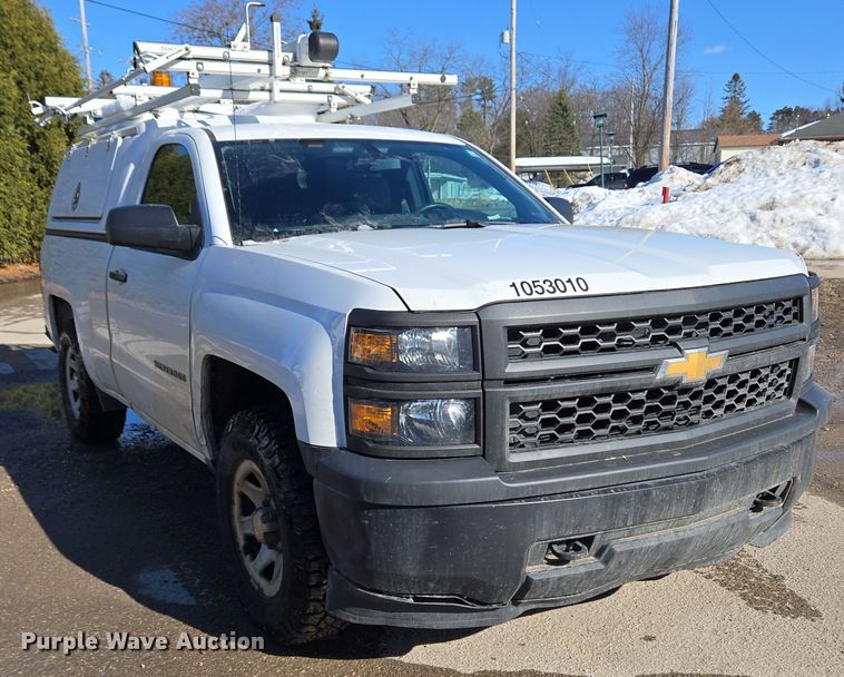 image for item EC4021 2015 Chevrolet Silverado 1500 utility bed pickup truck