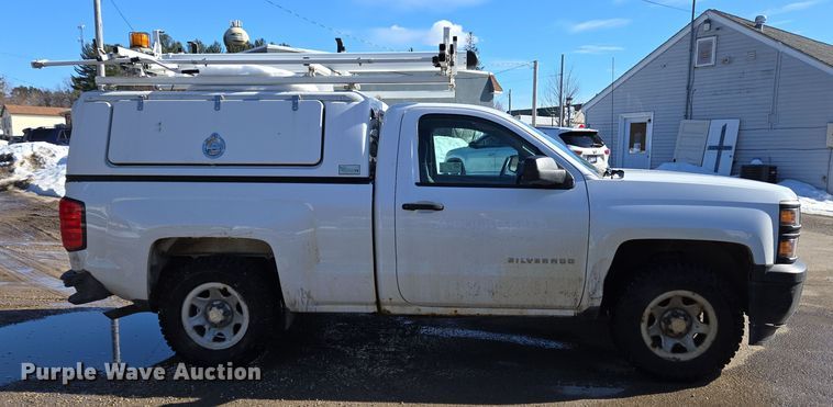 image for item EC4021 2015 Chevrolet Silverado 1500 utility bed pickup truck